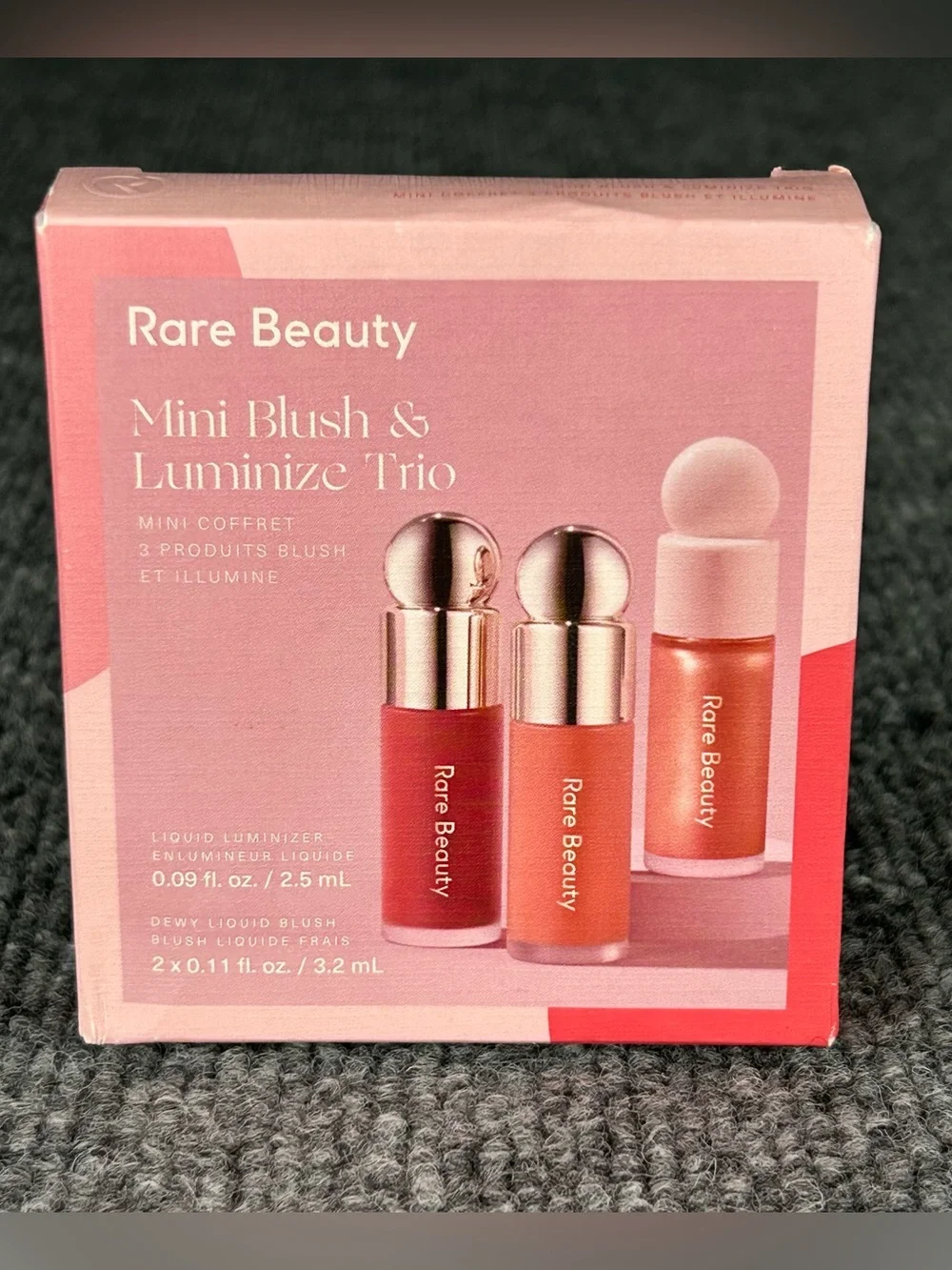 Rare Beauty by Selena Gomez Mini Blush & Luminize 3-Piece Set - Limited Edition